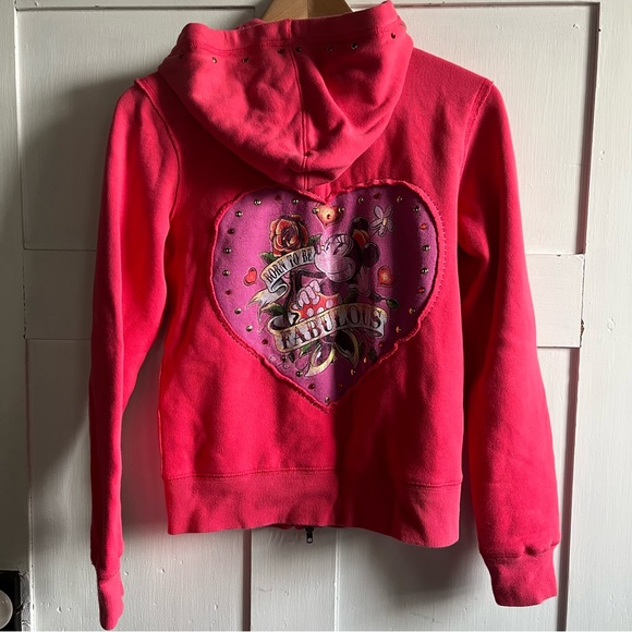 Disney Minnie Mouse Zipper-Up Sweatshirt - Picture 6 of 9